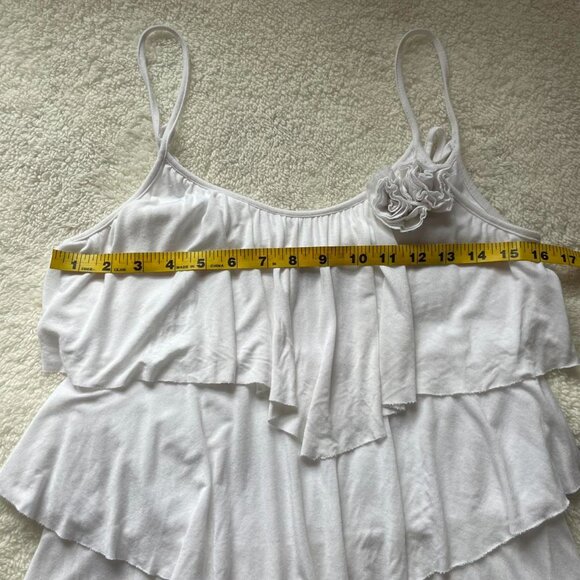 2000s Tiered Ruffle Tank Top - Picture 5 of 6